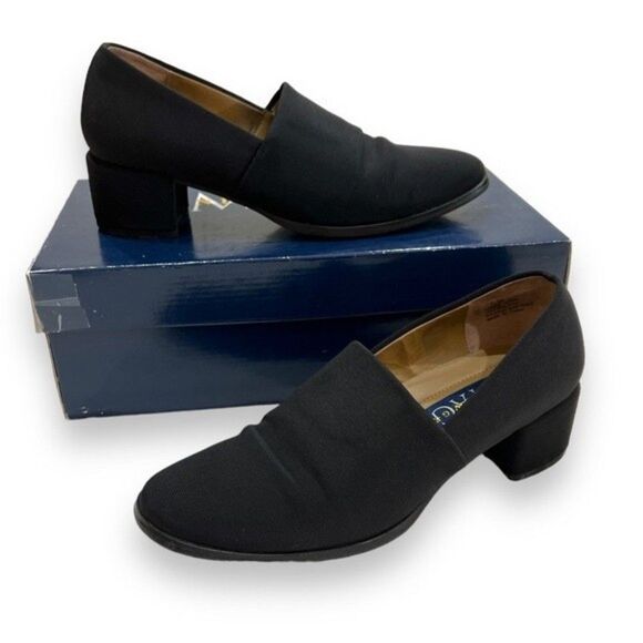 Andrew Geller Magic Active Flex Shoes in Sweet Black Size 7.5 - Picture 1 of 14
